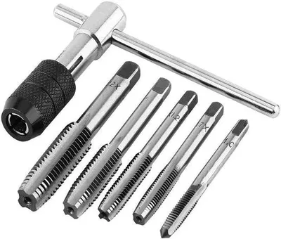 Immagine prodotto di Set di chiavi a T regolabili con inserti metrici a T M3, M4, M5, M6 e M8 per metallo, alluminio, plastica e legno