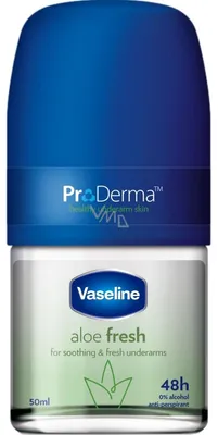 Produktbild von Antitranspirant-Roll-on, Vaseline, Pro Derma Aloe Fresh, 48-Stunden-Schutz, beruhigend mit Aloe, 50 ml