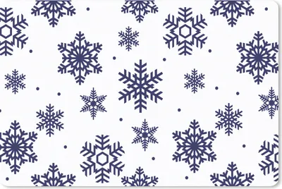 Produktbild von MuchoWow® Mauspad Mousepad Schneeflocke - Winter - Muster 27x18 cm - Mousepads - Maus Mat - Pad - Mausunterlage - Büroartikel - Desk Matten