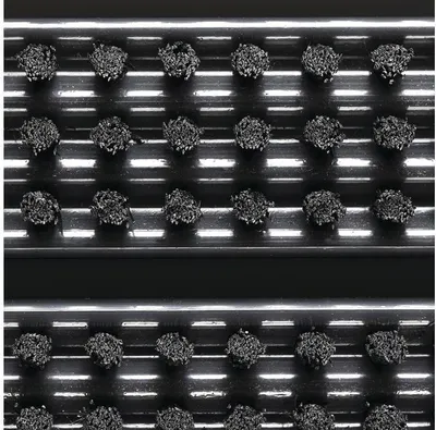 Produktbild von Fußmatte schwarz PP L385xB590xS22mm