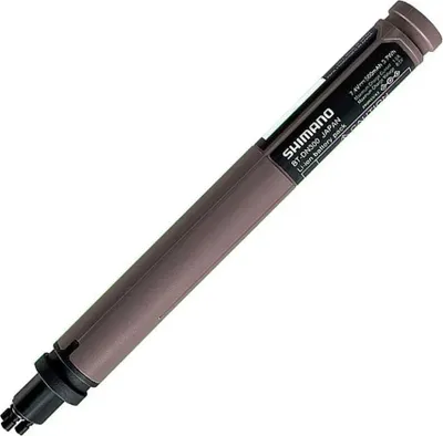A single battery pack for a bicycle.