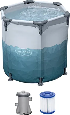 Produktbild von Bestway® LAY-Z-SPA® Eisbad Glacial Dip™ mit Filterpumpe Ø 90 x 80 cm, rund