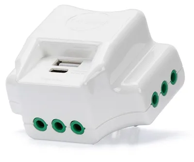 Produktbild von FANTON 87800, Typ L (IT), Typ L (IT), 250 V, 10 A, Weiß, Männlich/Weiblich