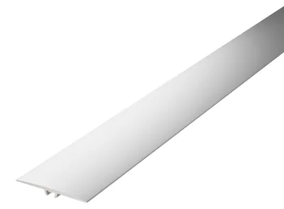 Produktbild von VILO Übergangsprofil T35 Flach 35mm x 93cm - Aluminium Bodenprofil - Ausgleichsprofil - Silber