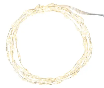 Immagine prodotto di Catena luminosa a LED da appendere, lunghezza 135 cm, 50 LED a luce bianca calda