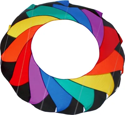 Produktbild von Wolkenstürmer Windspiele für draußen hängend – 120 cm | dekorativ Windspiel bunt im Umzugsdesign | Regenbogen-Windspiele für Garten Balkon & Terrasse