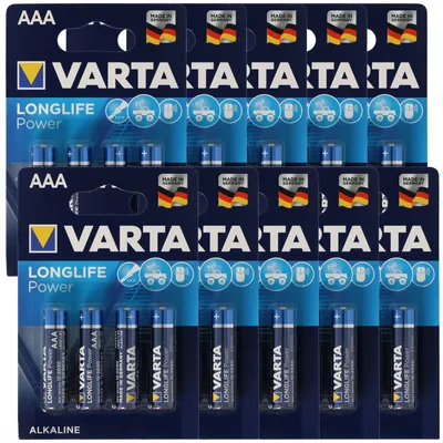 Produktbild von Varta Longlife Power (ehem. High Energy) Micro AAA Batterien 4903 10x 4er Blisterkarte