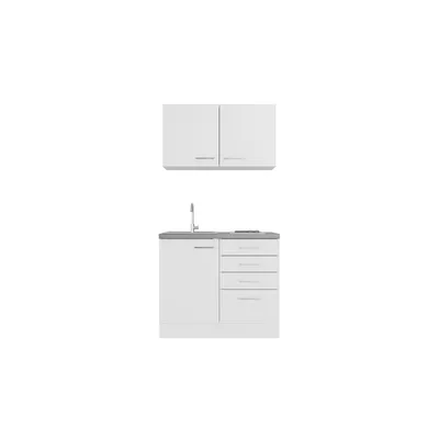 Produktbild von Miniküche - 100 cm - Weiß matt – Nawa
