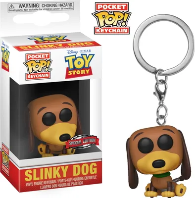 Produktbild von Disney Pixar Toy Story - Slinky Dog Special Edition- Schlüsselanhänger Funko Pocket POP! Keychain