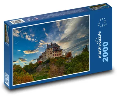 Produktbild von Puzzle 2000 Abendlicht über der Burg - martinpuzzle