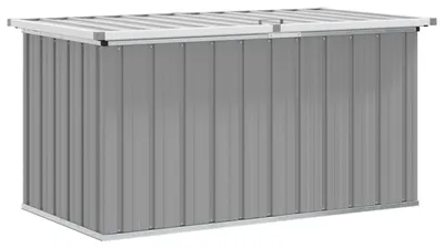 Zdjęcie produktu dla Skrzynia ogrodowa do przechowywania, szara, 129x67x65 cm