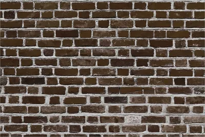 Produktbild von Wallario selbstklebendes Poster - Ziegelsteinwand in braun - Backsteine, Größe: 61 x 91,50 cm