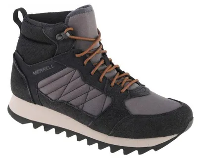 Produktbild von Merrell - "Alpine" Wanderschuhe für Herren, Gämsleder, Knöchelhoch PP11667 (43 EU) (Schwarz)