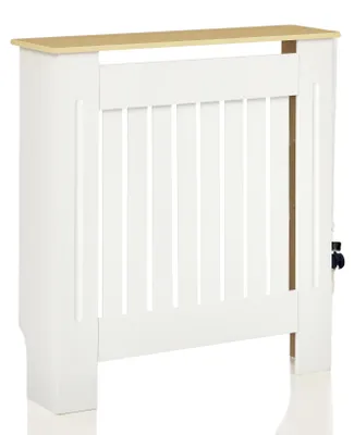 Imagen del producto de Cubierta para radiador, diseño moderno, montaje sencillo, BLANCO