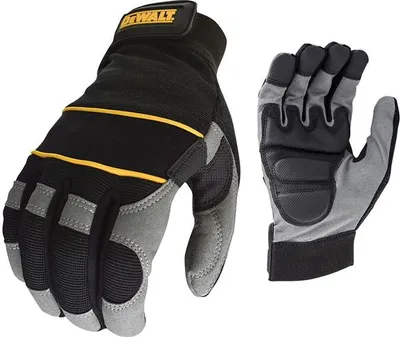 Image de Gants de travaux polyvalents DEWALT DPG33L EU taille 9 renfort cuir protection à la coupure