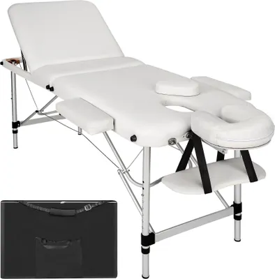 Image de Table de massage pliante à 3 zones - blanc