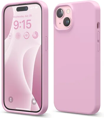 Produktbild von Elago Premium Silikonhülle für iPhone 15 Hot Pink