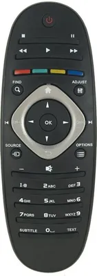 Produktbild von Ersatz Fernbedienung passend für Philips TV 42PFL7406H/60 | 42PFL7406K/02 | 42PFL7406M/08 | 42PFL7406T/12