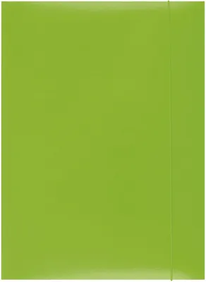 Produktbild von OFFICE PRODUCTS 21191141-02 Gummizugmappe Karton 350 g/qm A4 mit Gummizug grün