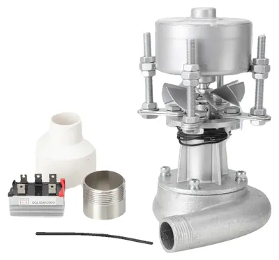 Productafbeelding van Micro-waterkrachtgenerator, 500W, 220V wisselstroom, waterdoorstroomsnelheid 2 liter per seconde, verticale valhoogte 5-15 meter, binnendiameter 50 mm