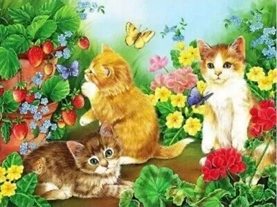 Produktbild von NORIMPEX Diamantov kleiner Ofen Katzen und Motten 30x40cm