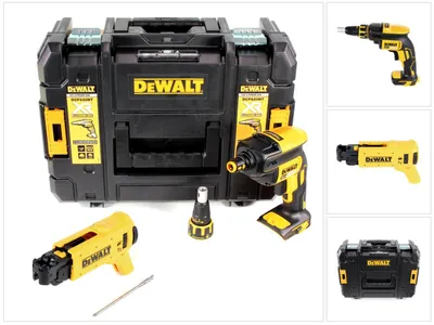 Produktbild von DeWalt DCF 620 NT Akku Trockenbauschrauber 18V 1/4" Brushless + TSTAK + Magazinvorsatz - ohne Akku, ohne Ladegerät