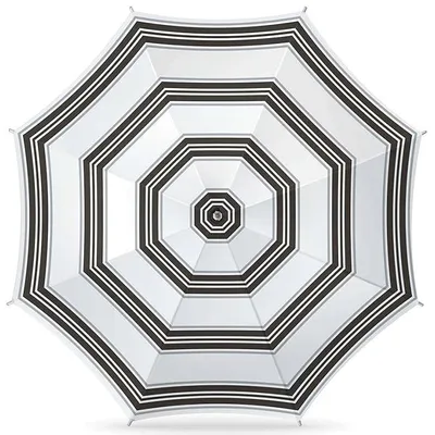Produktbild von r Strandsonnenschirm mit Streifenmuster, 180 cm