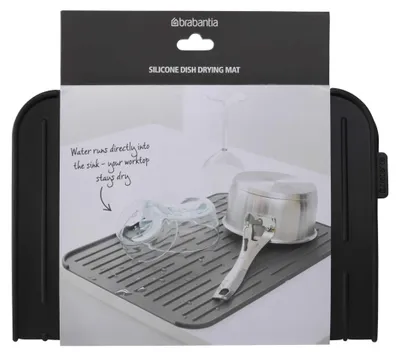 Produktbild von Brabantia Abtropfmatte Silicon Dark Grey