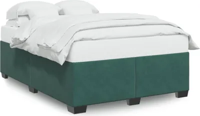 Immagine prodotto di Maison Exclusive - Letto senza materasso Verde scuro 160x200 cm Velluto