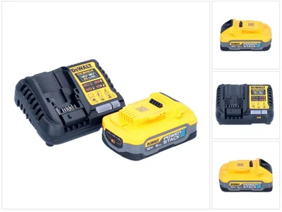 Zdjęcie produktu dla Zestaw startowy akumulatorów DeWalt DCB 1104 H1 12 V / 18 V 1x akumulator Powerstack 5,0 Ah + ładowarka DCB 1104
