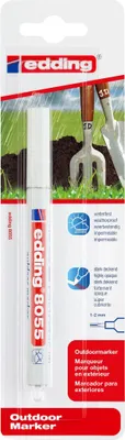 Produktbild von Outdoor Marker 8055 Edding weiss ca 1-2mm Blisterpackung