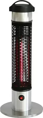 Obrázek produktu pro Elektrický ohřívač, 1 200 W, stříbrná/černá, výška: 65 cm
