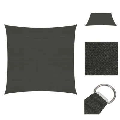 Obrázok produktu pre vidaXL Markíza 160 g/m² antracitová 2,5x2,5 m HDPE - Slnečníky a tienidlá
