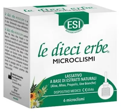 Immagine prodotto di Esi Le Dieci Erbe Microclismi 6 Pezzi