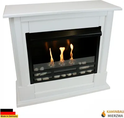 Produktbild von Ethanol und Gelkamin Kamin Modell Rafael Premium Royal Weiß