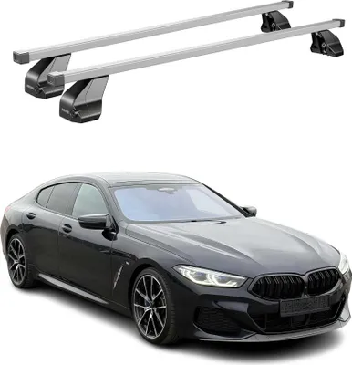 Produktbild von Menabo Dachträger für BMW 8er Gran Coupe G16 G15 2018-25 Aluminium Schwarz 2tlg