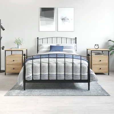 Obrázek produktu pro vidaXL Noční stolky 2 ks dub Sonoma 44x45x60 cm výrobek z odvozeného dřeva