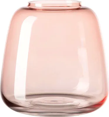 Produktbild von Fink SUNDAY, Vase, Glas, glatt, rose, H. 15.5 cm, D. 14.5 cm 116062