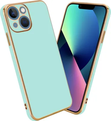 Produktbild von Cadorabo Schutzhülle für Apple iPhone 13 MINI Hülle in Grün Handyhülle TPU Silikon Kameraschutz Etui Case