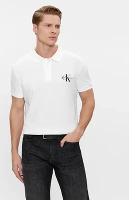 Immagine prodotto di Polo bianca da uomo Calvin Klein Regular White-XL