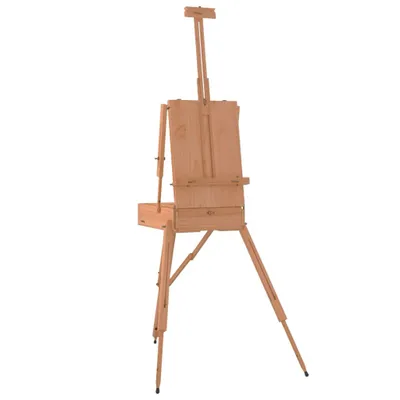 Produktbild von vidaXL Staffelei 81x121x173 cm Massivholz Buche