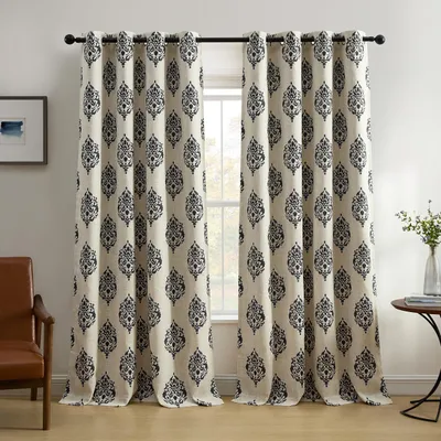 Produktbild von Vorhang mit Ösen, Verdunkelnd, 1 Stück, Leinen, 140 x 260 cm, für die Fensterdekoration