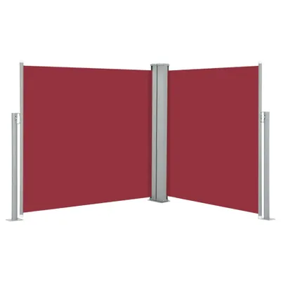 Produktbild von vidaXL Ausziehbare Seitenmarkise Rot 120 x 600 cm