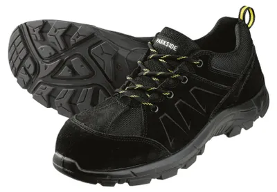 Produktbild von PARKSIDE® Herren Sicherheitsschuhe / Sicherheitsstiefel, S3 (niedriger Schnitt, Schwarz, 45)