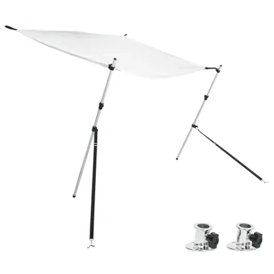 Produktbild von T-Top-Beschattungsverlängerung Weiß 174x205x (115-194) cm