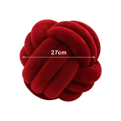 Obrázok produktu pre CANDeal 27cm uzlový vankúš, uzlový vankúš na pohovku, posteľ, dekor, dekoračný uzlový vankúš, uzlový Balančný vankúš