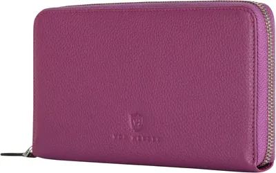Produktbild von Leder Geldbörse Damen & Herren mit RFID Schutz, echtes Nappaleder Wallet, 16 Kartenfächer, Münzfach, elegant, langlebig, Geschenkbox