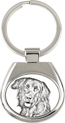 Produktbild von Hovawart - Schlüsselanhänger mit Hund, Anhänger mit Aufdruck, personalisierter Anhänger der Marke Art-Dog