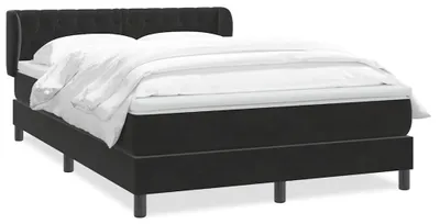 Immagine prodotto di vidaXL Letto a molle con materasso nero 160x210 cm in velluto
