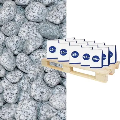 Produktbild von Hamann Granit-Gletscherkies Grau 25-40 mm 1125kg